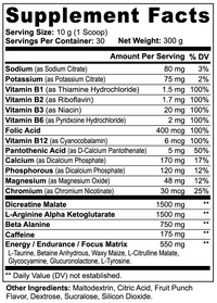 Pre Workout (Fruit Punch)